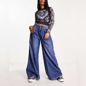 FREE PEOPLE We The Free Equinox Denim Trousers NWT